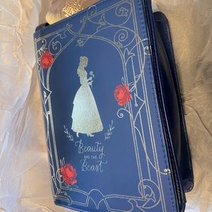 Disney Beauty & The Beast Belle Rose Book Purse